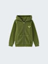 BOYS EMBROIDERED BUDDHA ZIP HOODIE