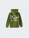 BOYS EMBROIDERED BUDDHA ZIP HOODIE