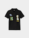 CAMISETA TIPO POLO CON PARCHE DE LOGOTIPO PARA NIÑO