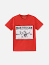 BOYS MESH LOGO TEE