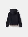 GIRLS LOGO TRIM HOODIE