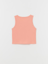 GIRLS DAISY GLITTER BUDDHA LOGO TANK