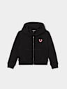 GIRLS METALLIC WORLD TOUR ZIP HOODIE