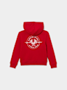 GIRLS GLITTER LOGO ZIP HOODIE