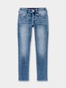 GIRLS HALLE EMBROIDERED WARPED HORSESHOE SKINNY JEAN