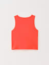 GIRLS IRIDESCENT WINGED LOGO TIE TANK TOP