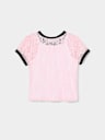 GIRLS LACE CAMI LOGO TEE