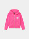 GIRLS CRYSTAL WINGED LOGO ZIP HOODIE