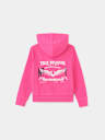 GIRLS CRYSTAL WINGED LOGO ZIP HOODIE