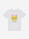 GIRLS LEOPARD GRAPHIC TEE