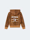 GIRLS LEOPARD PRINT HOODIE