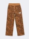 GIRLS LEOPARD PRINT SWEAT PANT