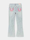 GIRLS JOEY EMBROIDERED HORESHOE FLARE JEAN