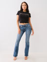 CRYSTAL LETTUCE EDGE BABY TEE