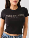 CRYSTAL LETTUCE EDGE BABY TEE