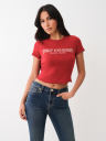 CRYSTAL LETTUCE EDGE BABY TEE
