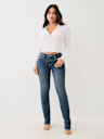 RIB COLLAR ZIP SWEATER