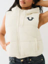 HOODED PUFFER VEST