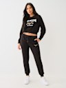 CRYSTAL WING HORSESHOE CROP SWEATSHIRT