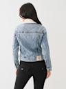 SHERPA COLLAR TRUCKER DENIM JACKET