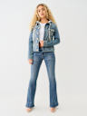 HOODIE DENIM TRUCKER JACKET