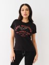STUDDED WING HORSESHOE TEE