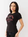 STUDDED WING HORSESHOE TEE