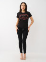 STUDDED WING HORSESHOE TEE