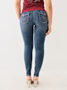 JENNIE MID RISE FLAP SKINNY JEAN