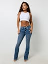 BECCA BIG T CRYSTAL BOOTCUT JEAN