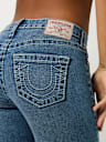 BECCA BIG T CRYSTAL BOOTCUT JEAN