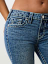 BECCA BIG T CRYSTAL BOOTCUT JEAN