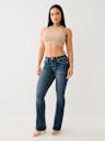 BECCA BIG T MID RISE BOOTCUT JEAN