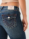 BECCA BIG T MID RISE BOOTCUT JEAN