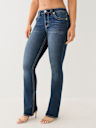 BECCA BIG T MID RISE BOOTCUT JEAN