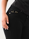 JENNIE MID RISE BIG T LUREX CURVY SKINNY JEAN