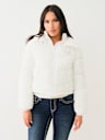 DOUBLE COLLAR PUFFER JACKET