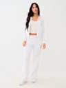 METALLIC WING HORSESHOE STRAIGHT LEG SWEAT PANT