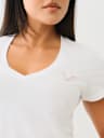 CRYSTAL HORSESHOE V NECK TEE