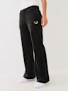 STRAIGHT LEG MODAL SWEATPANT BLACK | Online Outlet
