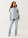 GEORGIA LONG SLEEVE DENIM SHIRT