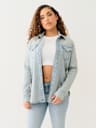 GEORGIA LONG SLEEVE DENIM SHIRT
