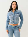 CHAQUETA CORTA DE ESTILO CAMIONERO JESSIE