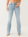 BECCA MID RISE FLAP BOOTCUT JEAN