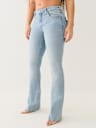 BECCA MID RISE FLAP BOOTCUT JEAN