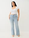 PLUS BECCA MID RISE FLAP BOOTCUT JEAN