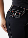JEANS CORTE DE BOTA BECCA DE TIRO MEDIO