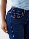 BECCA MID RISE LUREX BOOTCUT JEAN