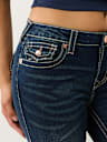 JEANS CORTE DE BOTA BECCA BIG T DE TIRO MEDIO