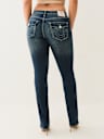 BILLIE MID RISE FLAP STRAIGHT JEAN